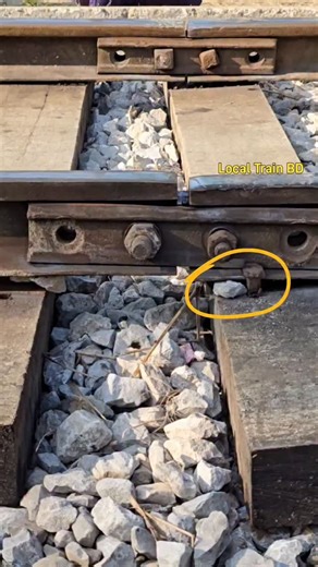 Local Train BD | Loose Rail Fishplate Joint, Line Jumps. #rail #line #track #railway #train #trainvideo #wheels #samsung #local #poor #reels #shorts | Instagram