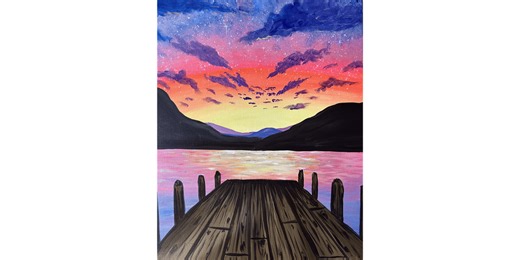 Dusk at the Dock - Paint and Sip in San Francisco | Classpop!™