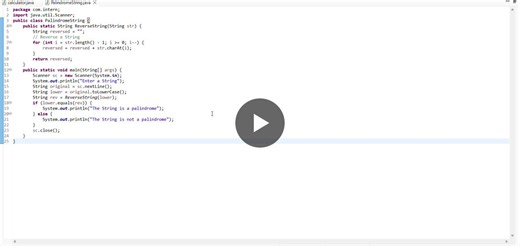 Java Palindrome Checker Program | Kalva Soumya posted on the topic | LinkedIn