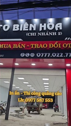 Thi công biển hiệu Showroom | Quảng cáo sen vàng