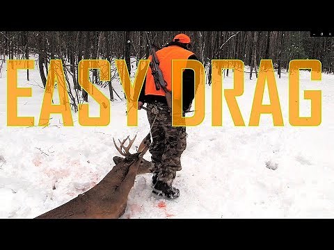 EASY Way to Drag Out a Deer in Big Woods!