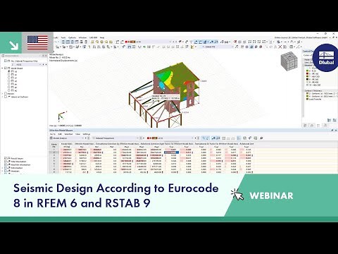 Seismic Design According to Eurocode 8 in RFEM 6 and RSTAB 9