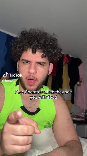 If food is your power what are you without it? #socrates #meme #fyp