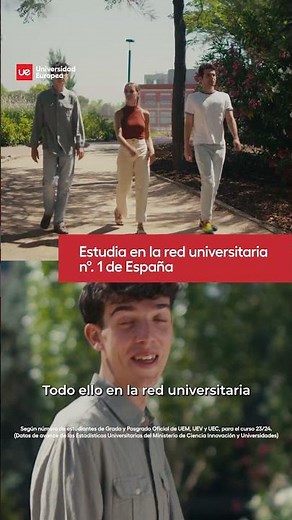 ¿Cómo es estudiar un grado en la Universidad Europea? Descúbrelo en 20 segundos