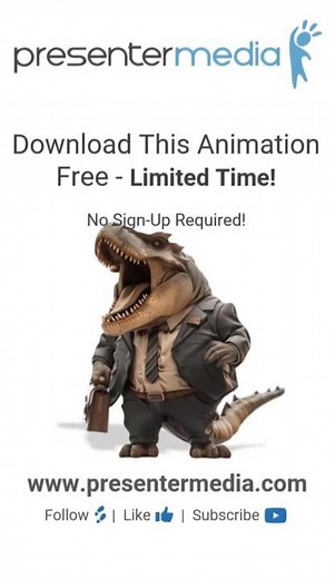 Attention-Grabbing Business Dino Animation for PowerPoint and Google Slides