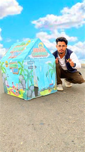 Tent House Unboxing and Fitting 🔥#shorts