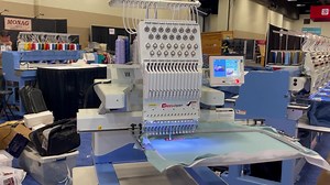 1.3K views · 55 reactions | Texmac sales rep Bosco showing off the new HCU2 from HappyJapan -1500 stitches per minute, built in laser trace and the narrowest cylinder arm ever with the new keeper-less design! See #happyjapan us at #impressionsexpo booth 107 in Fort Worth, tomorrow through Saturday! | Texmac Happy Embroidery Machines | Facebook