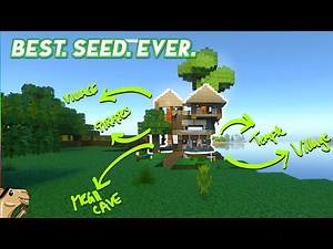 Pure Luck! Best Seed ever to start with - Minecraft casual showcase #1