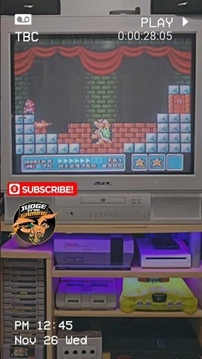 NES SUPER MARIO BROS 3 BOWSER BATTLE