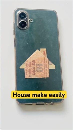 origami a cheap hobby?How to make an origami house ste by step? #shorts
