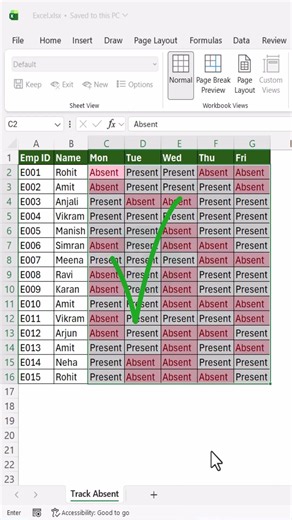 Auto Highlight Absent — Shortcut Every Pro Uses