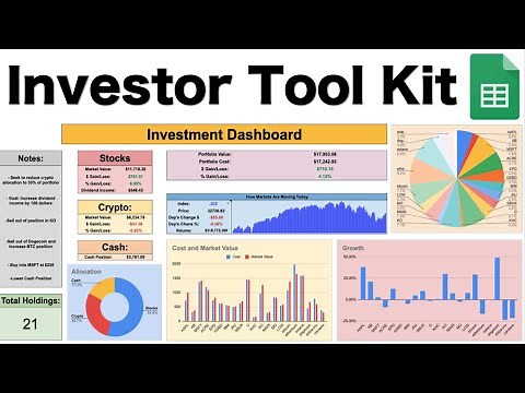 The Complete DIY Investor Tool Kit! (The Best Spreadsheet for all Investors!)