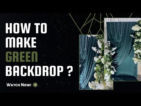 How to Make a Green Backdrop | Step-by-Step Tutorial | 2026 Decor Trends