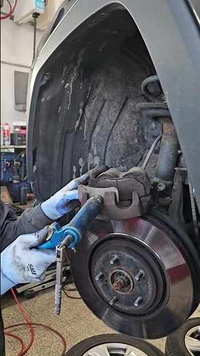 Brake Pads Replacement On A Toyota Corolla Hybrid 2020 #workshop #automobile #garageequipment