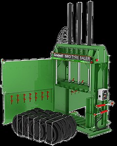 MK3 Tyre Baler - Waste Management Equipment