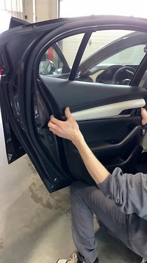 How to remove door panel on 2021 Mazda 3 | Mirror Image Customs #shorts