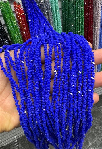 4mm Triangle Crystal Glass Beads – Jewelry Making Supplies, DIY Bracelet & Necklace Beads, Shiny Smooth Beads, Add Sparkle to Your Handmade - Etsy