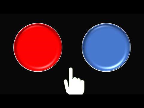 The Moral Debate Dividing The Internet Right Now. Red Vs Blue Button