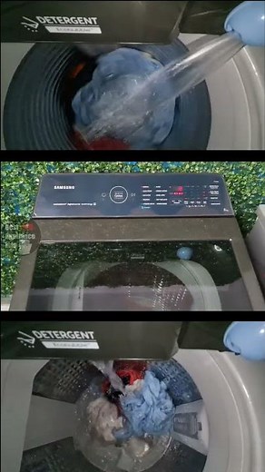 how to use samsung top load washing machine⚡ wa80bg4686bv | samsung top load washing machine #shorts