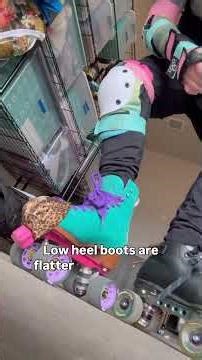 high heel vs low heel skate boots — and why it matters for your skating style. Which do you prefer?