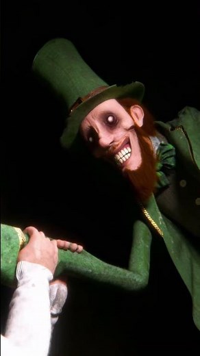 SCARY Leprechaun 3D Animation #scary #animation #shorts