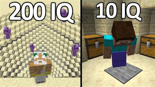 200IQ vs 10IQ Minecraft plays #16