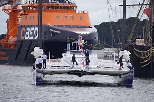 Le navire Energy Observer en escale à Saint-Malo jusqu'au 23 juin