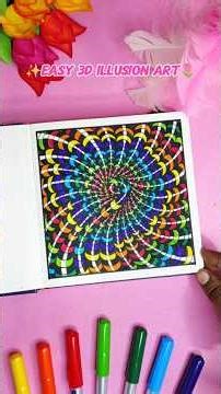 Easy 3d illusion Art tutorial in Tamil✨ #art #illusionart #drawingtutorial #3dart #drawing #artideas
