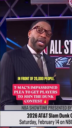 T-Mac wants YOU to join the dunk contest 🔥