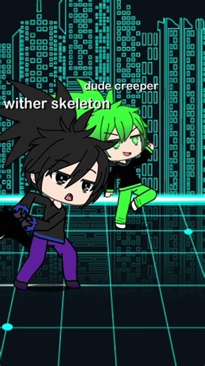 wither skeleton and dude creeper 😎👍
