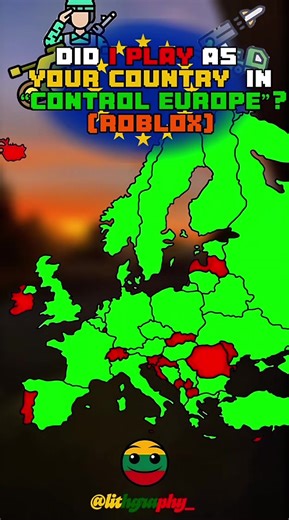 Did I play as your country in “control Europe”? 🪖• #mapping #map #georaphy #fyp #viral