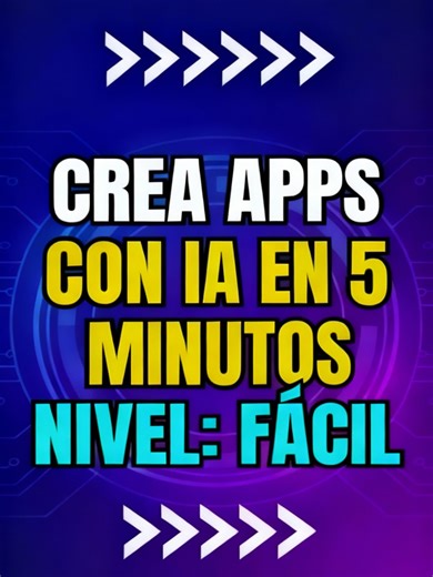 Crea Apps con IA en 5 minutos: Fácil y Rápido