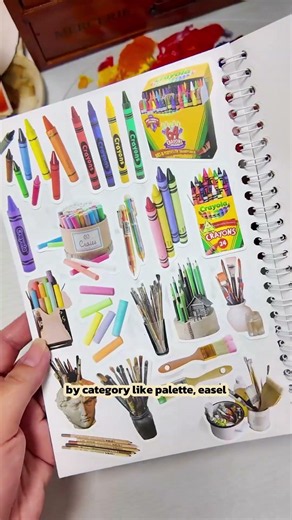 A5 Sticker Organizer Notebook to keep your stickers neat, cute, and easy to find ✨
