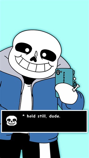 HOLD STILL! Sans is taking a pic of you! 📸 #undertale #undertalefanart #animation #flipaclip #flipaclipanimation