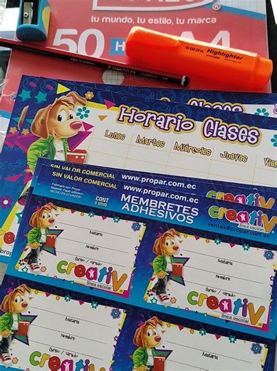 Lista de útiles escolares para regreso a clases