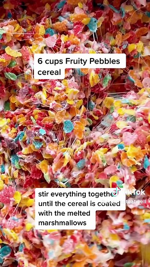 Delicious Homemade Fruity Pebbles Treats Recipe