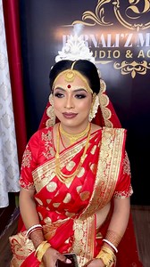 Step By Step Real Bride Makeup Tutorial❤️🌸 | Barnali'Z Makeover Studio & Academy