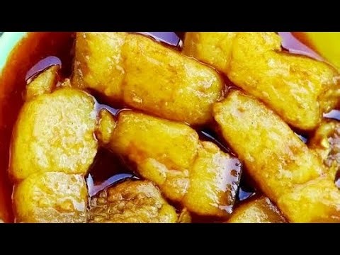 Delicious cook a Pork meat recipe | Fatty pork meat gravy curry