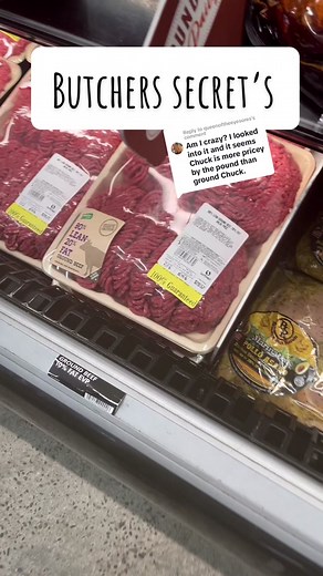 Replying to @queenoftheeyesores so think about it a little bit do you think they’re really going to charge you less money to put in all that work and grind some chuck for you when they can just cut it and sell it to you for more… No way!!!!#meatdad #meattok #nowaste #nowaste #madewithmeat #learnontiktok #recipe #grindmeat #butcher