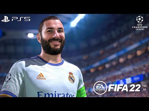 FIFA 22 - Real Madrid vs. Paris Saint-Germain - UEFA Champions League Full Match PS5 Gameplay | 4K