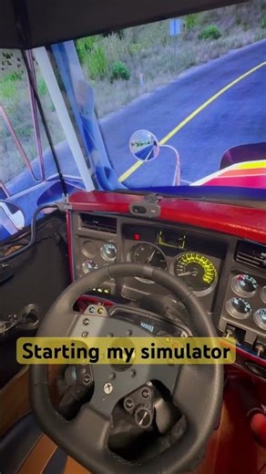 Starting my truck simulator set up 🇲🇽 .#viral #gameplay #gaming #setup #truck #kenworth