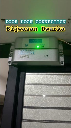 EM Lock Connection Glass Door Lock , Drop Bolt Lock Switch Button Connection with rfid access device