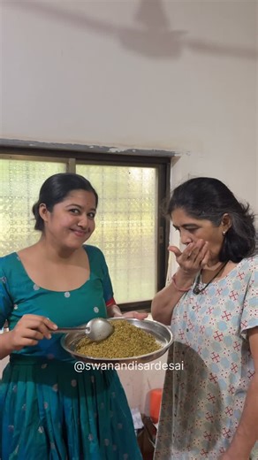 Swanandi Sardesai on Instagram: "Mini Vlog 210 #kokan #recipe #chutney #curryleaves #motherdaughter #swanandisardesai"