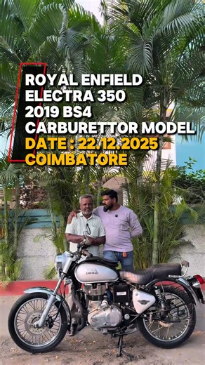 Newstarautoconsulting Sajithrahman on Instagram: "BRAND : ROYAL ENFIELD ELECTRA 350 BSIV ABS MODEL 2019 OWNER SINGLE #royalenfieldindia #bike #new #trendingreels #newstarautoconsulting #ramnagar #coimbatore"
