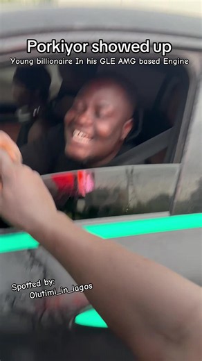 Porkiyor showed up in his GLE 43 coupe AMG Coupe oo washere Bamii on the street of Lagos keep Bombing #foryoupage #trending #viral #fyp