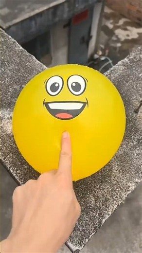 Experiment: Dropping water-filled balloons from a height💥🎈 #balloon