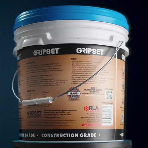 Quick Tip on Gripset 38FC Waterproofing Coverage Rate⁠ ⁠ Are you looking for a waterproofing solution with fast turnaround times? Look no further than Gripset 38FC! This advanced, fibre-reinforced membrane not only offers rapid curing times but also covers a lot of ground with impressive coverage rates. 🙌⁠ ⁠ First coat: 10m² per 15L pail at 750 microns wet film thickness⁠ Second coat: 10m² per 15L pail at 750 microns wet film thickness⁠ Total coverage: 1.5L/m² to achieve a durable, 1mm dry film