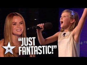 Little girl with FANTASTIC voice nails 'Over The Rainbow'! | Audition | BGT Series 9