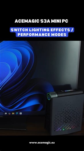 ACEMAGIC S3A Mini PC | Tutorial video to Switch Lighting Effects / Performance Modes 🖥️✨ Download link for the lighting control software: https://drive.google.com/file/d/1kEWwL8W3deifFWLs1iyEwVo8Vo9b6g9L/ (Note: Google Drive limits the number of downloads for non-Google accounts. If you receive a "quota exceeded" message, please log in to your Google account and try downloading again.) 🛒💨 Shop now on our Official Website 𝗮𝗰𝗲𝗺𝗮𝗴𝗶𝗰.𝗲𝘂 and Use the code 𝟲𝗔𝗖𝗘𝗙𝗔𝗡𝟯 for an exclusive