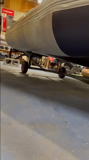 hand trailer for Tobin Sports 10 foot inflatable boat from costco